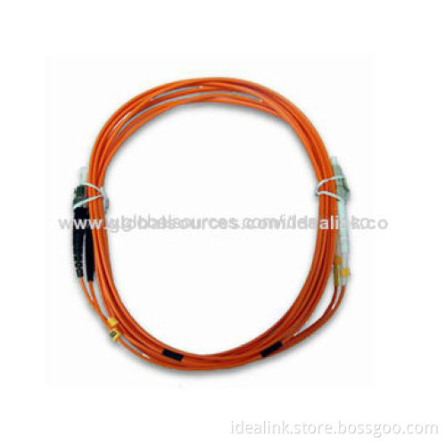 Multi-mode Fiber Patch Cord with Low-insertion, FC, SC and ST, Used as Optical TransceiverNew